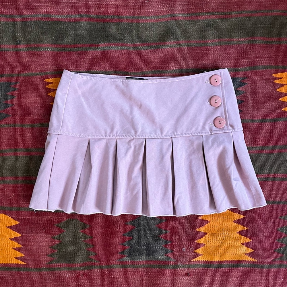 Street code mauve pink micro mini skirt